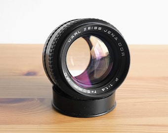 Carl Zeiss Jena DDR P 50mm f/1.4 MC Lens - Praktica B Mount