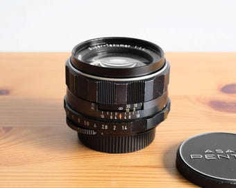 ペンタックス スーパータクマー 50mm f/1.4 8枚構成レンズ