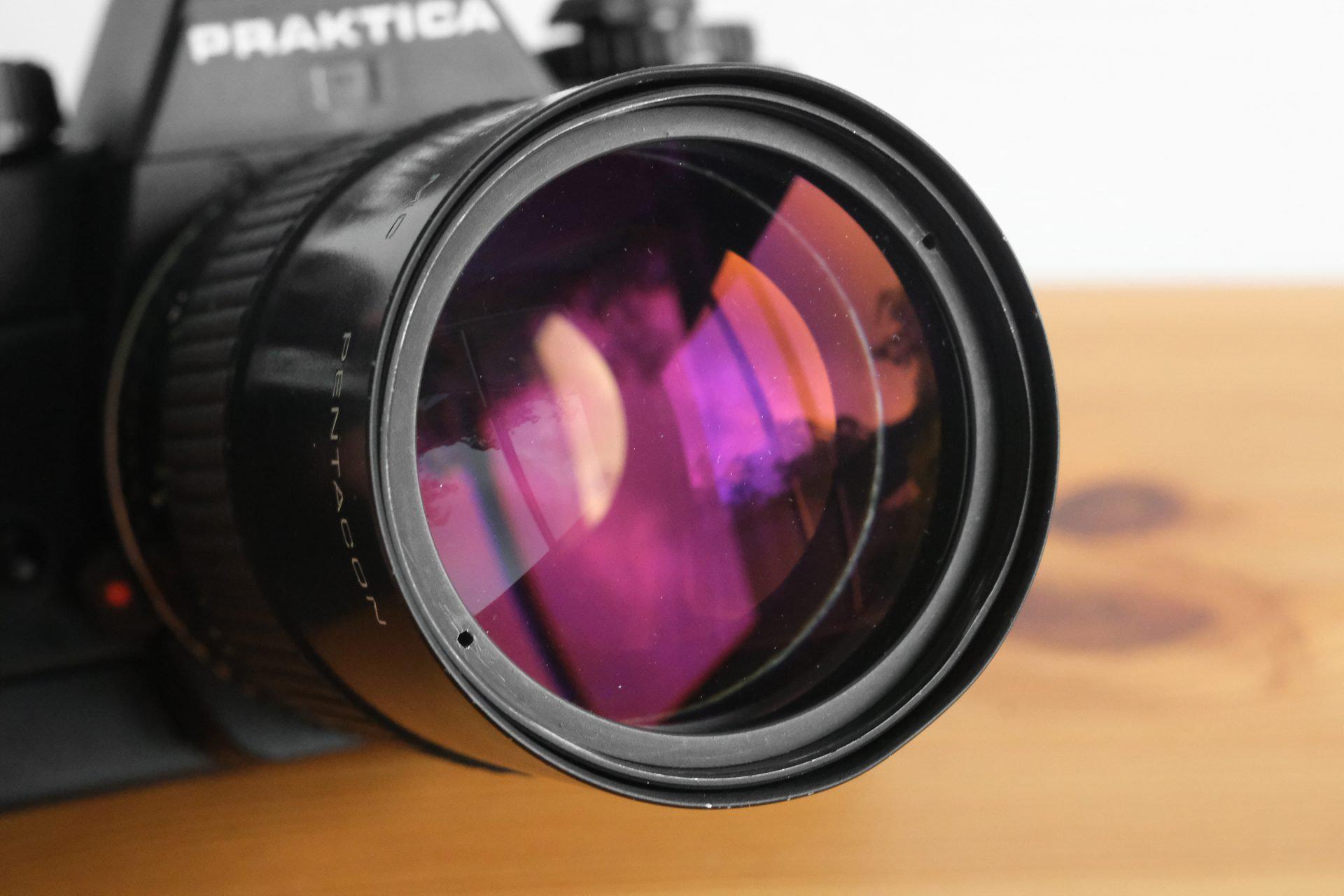 Appareil Photo Reflex Argentique PRAKTICA BX20 Avec 2 Objectifs, Flash, Sangle - Pour Pièces