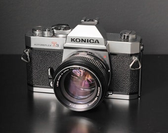 Konica Autoreflex T3 Film Camera & 50mm f/1.4 Lens