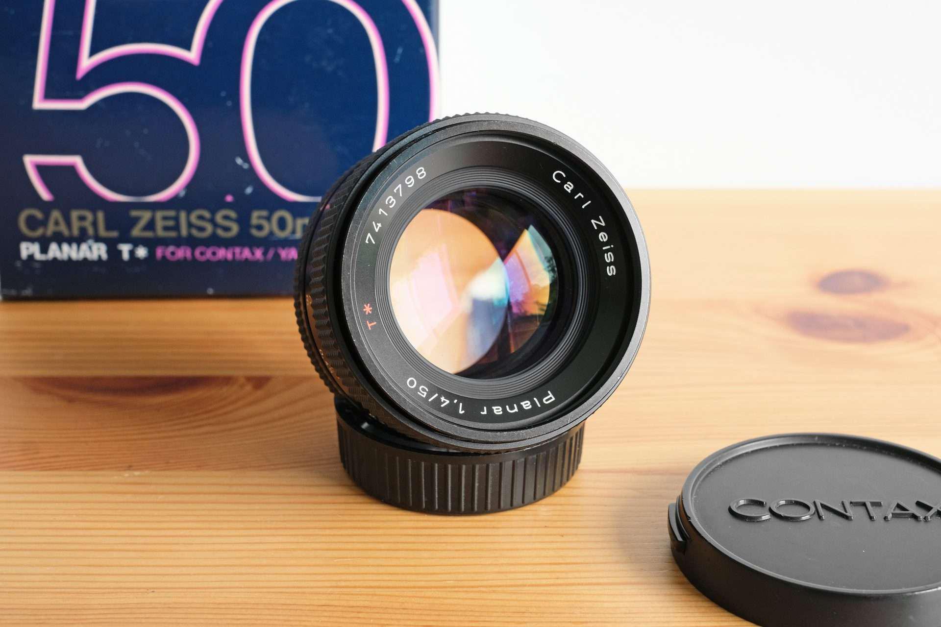 Contax Carl Zeiss Planar 50mm F/1.4 MMJ Lens - Mint & Boxed