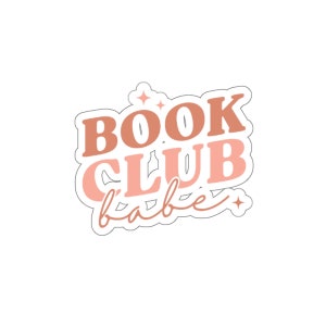 Book Club Babe Kiss-Cut Stickers