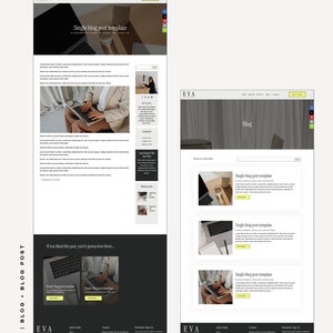 WordPress Website Template, Divi Theme Template, WordPress Divi Theme, Template for Coaches, SMMs and Service Based Businesses