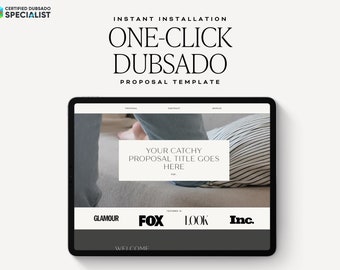 Modello di proposta di Sophia Dubsado / Moduli Dubsado / Proposta Dubsado / Modello di proposta del cliente Dubsado / Modello Dubsado