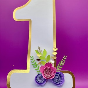 First Birthday Cake Topper number 0ne cake topper  One Sign 1st birthday Cake Decoration Supplies Baby Birthday Party or Baby Photo decor