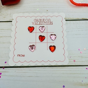 tic tac toe game valentines class favors 24 sets valentines school favor valentines party favor valentine class gift teacher valentine favor