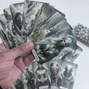 Baraja de Tarot, Tarot completo con 78 cartas, carta del tarot El invierno se acerca, baraja física del tarot, adivinación instantánea,