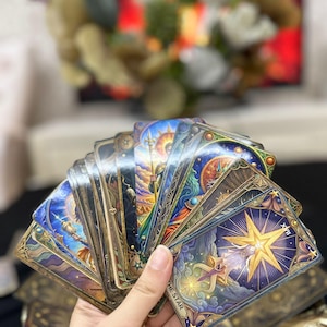 Baraja de tarot, tarot completo con 78 cartas en la caja del tarot, caja del tarot, baraja de tarot para adivinación y orientación instantáneas