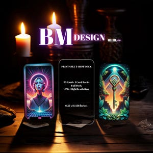 Palabras clave digitales 33 Cartas de Oráculo, Baraja de Tarot imprimible, Lectura Destesi de Tarot Dijital personalizada, Baraja de Tarot Digital para Adivinación Instantánea