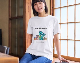 Dragon livre, t-shirt amateur de lecture