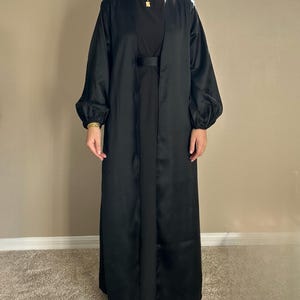 4 peice luxury satin abaya set - Limited quantities