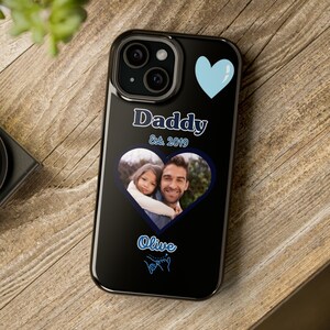 Daddy personalized phone case with custom name custom Est Year and custom picture Custom Dad Phone Case Custom Dad Personalized Phone Case