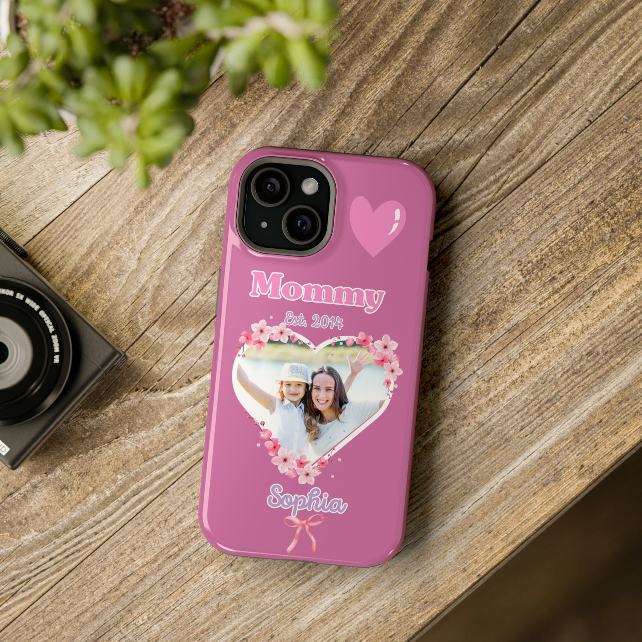 Wrappiness Custom Floral LED Candle - Different Flowers From The Same Garden - Personalized Friendship Gift For Sister, Bestie, BFF - LED Flameless Light Decor