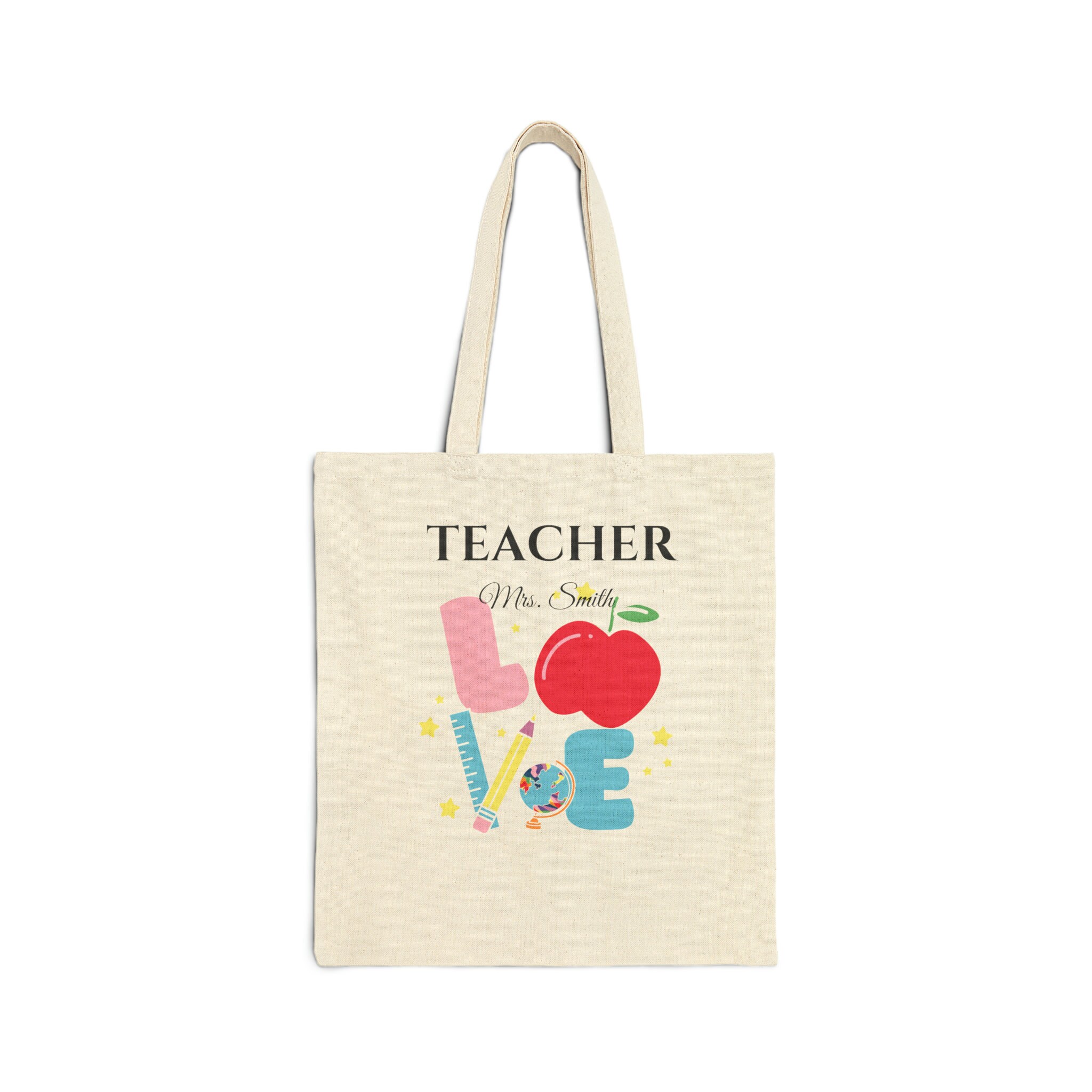 Personalized Teacher Tote Bag Gift for Teachers Teacher Life Tote ...