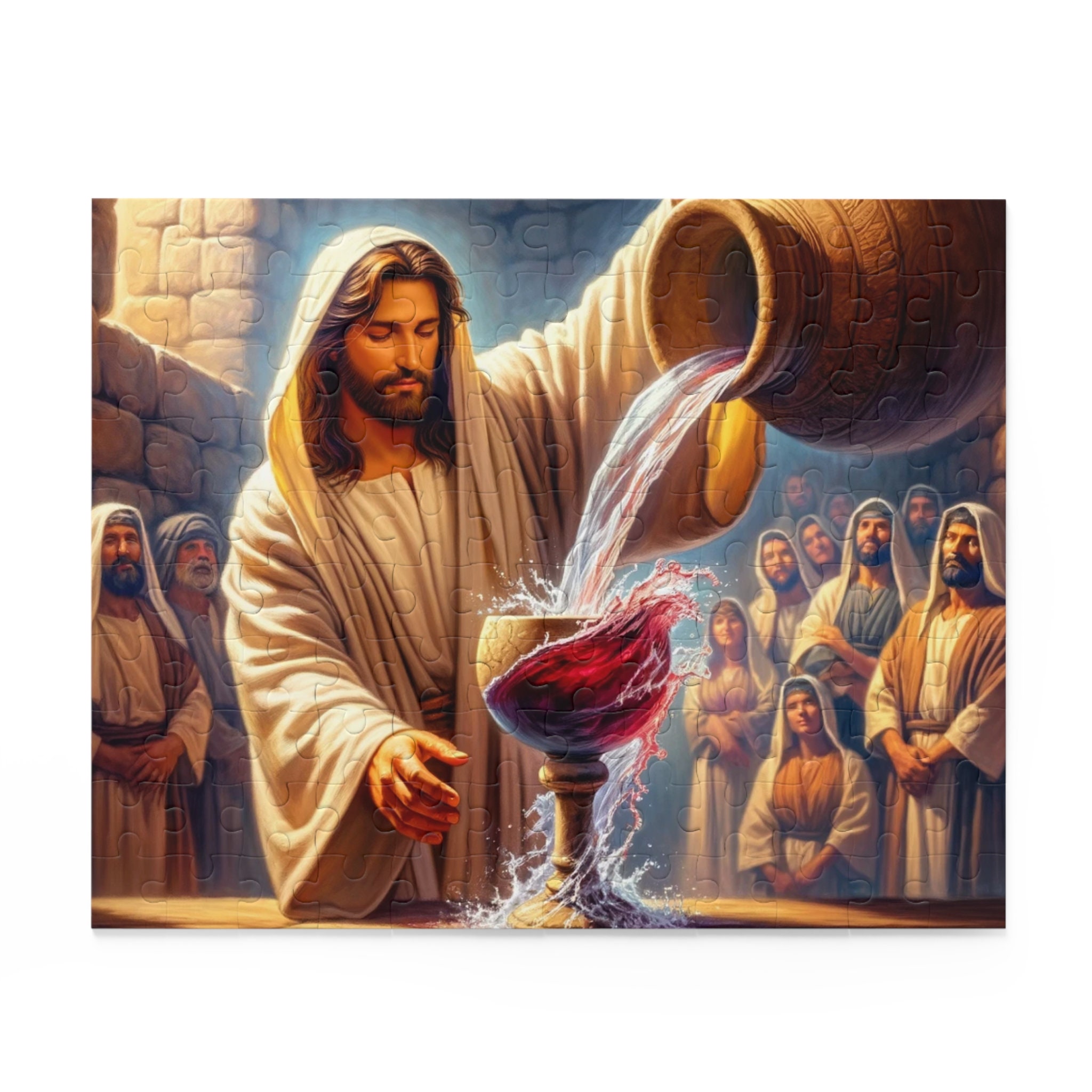 Jesus Changes Water Into Wine Miracle Reflection Puzzle (120, 252, 500-piece) - Etsy