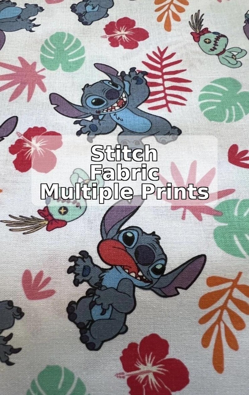 LILO and Stitch Fabric Collection. Lilo and Stitch Disney Stitch Cotton ...