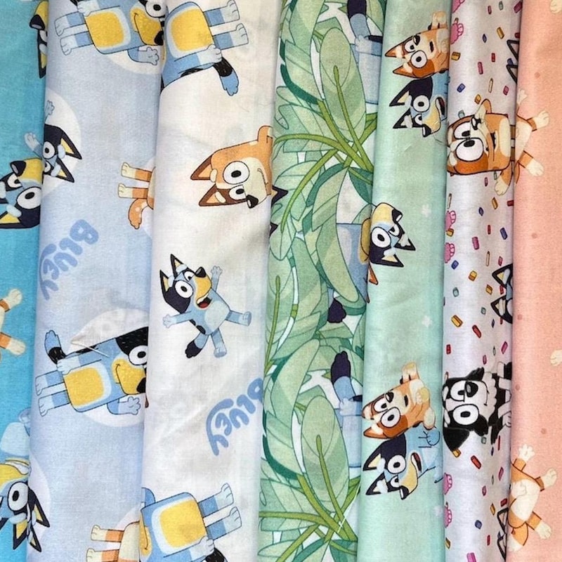 Bluey Fabric by the Yard - Etsy