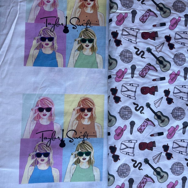 Taylor Swift 100% cotton fabric