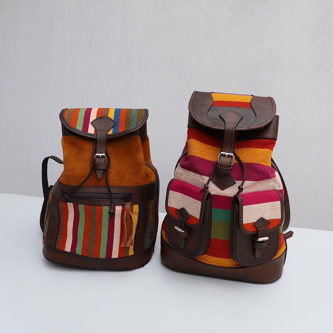 25% OFF December Sale – Authentic Andean Leather + Aguayo  display picture 1
