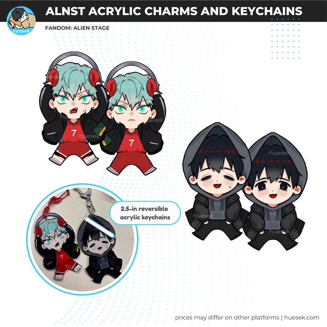 ALNST | Ivan, Till | Chibi Acrylic Keychains | Alien Stage - Etsy