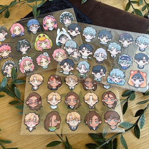 ALNST | Ivan, Till, Mizi, Sua, Luka, Hyuna | Sticker Sheet | 6x4 | Chibi | Alien Stage