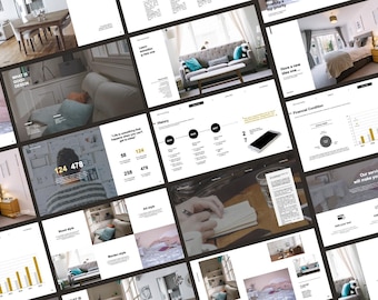 Magazine Style Presentation Template: Editable PPT & Canva Slides