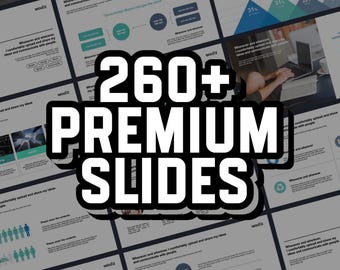 Plantilla de presentación para vendedores / Presentación de marca + Propuesta mayorista / Más de 260 diapositivas