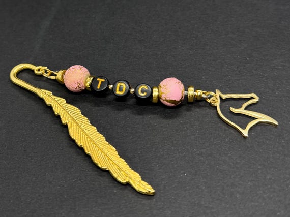 Bookmark - TDC - Pink and Gold