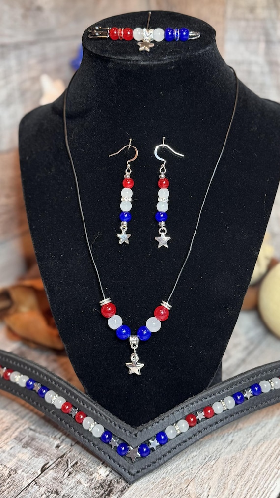 4 Piece Set - Pattern #610 - Star Spangled