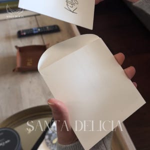 Set of 24 Cardstock Envelopes | Add-On for Stationery Set