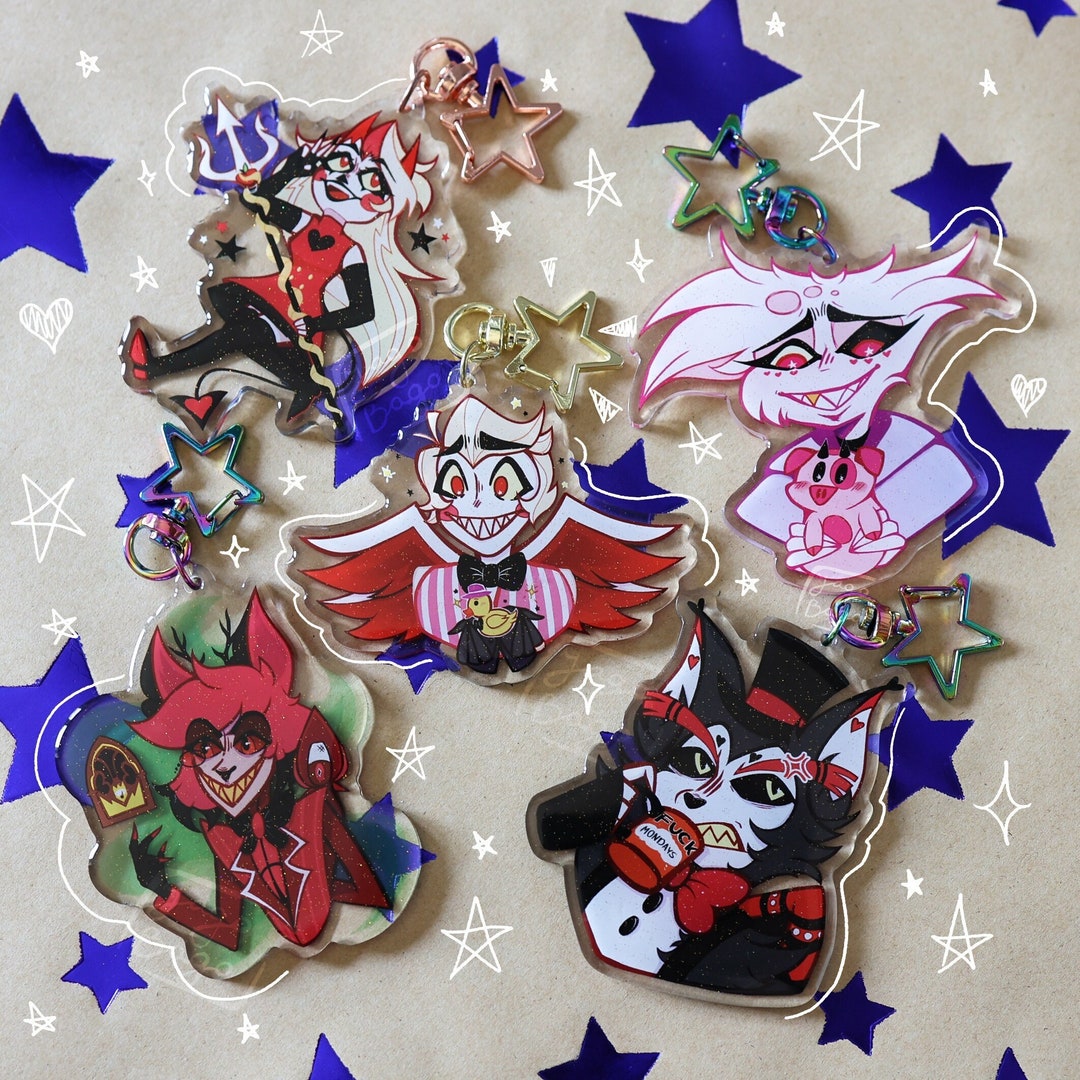 Hazbinhotel Key chain 3点セット Full Set) Hazbin Hotel - Plush Key Chain (全5種セット