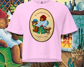 Camisa cropped boxy Ole Slewfoot x Sleepytime Tea | Billy Strings | Cottagecore