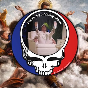 Baby Billy Freeman Aufkleber | Dankbarer Tod | Deadhead Aufkleber | Gerechte Edelsteine | Fehlbenehmen | Walter Goggins | Jerry Garcia | Bob Weir