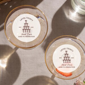 Personalized Edible Cocktail Toppers, Happy Birthday Drink Topper,  Birthday Beverage Toppers, Custom Birthday Cocktail Garnish, Party Decor