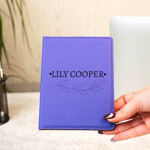 Personalized Leather Passport Holder, Personalized Leather Passport Case Cover, Custom Traveler Gift, Leather Passport Wallet, For Travel