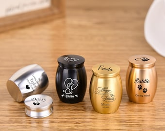 Mini Urns, Custom Ash Keeper, Pet Urns, Cremation Urn, Urn for Ashes, Funeral Urn, Engraved Memorial Urns, Mini Memorial Urn