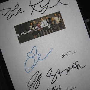 A Million Little Things Signed TV Script Screenplay X7 Autograph David Giuntoli James Roday Romany Malco Christina Ochoa Grace Park