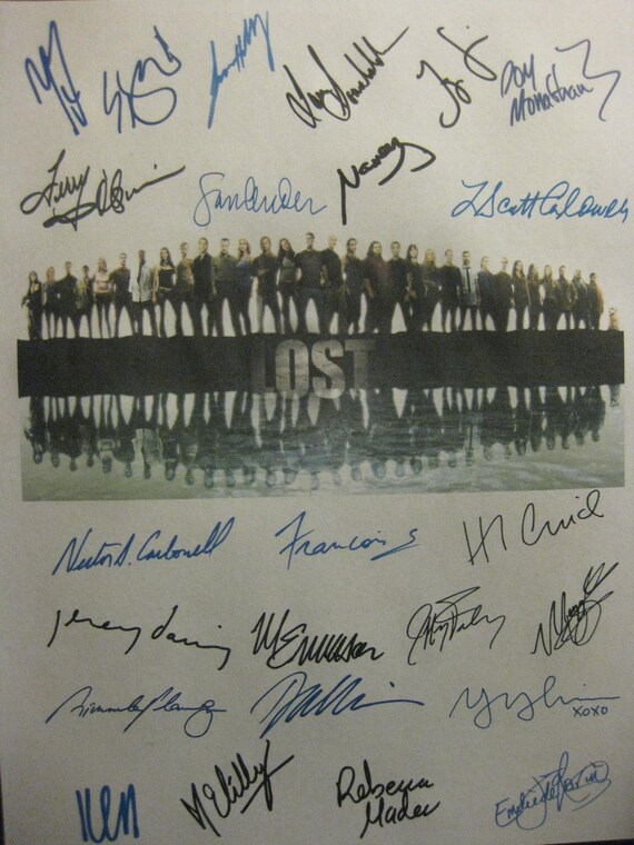 LOST エヴァンジェリン・リリー 直筆サインカード