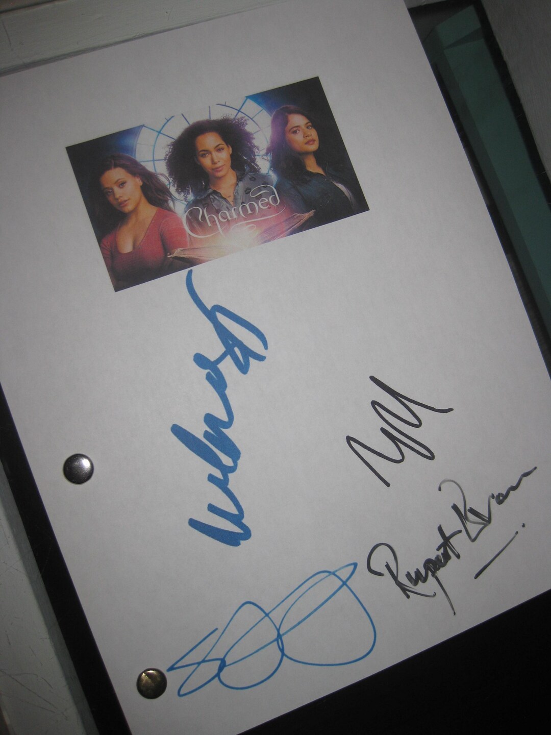 Charmed Signed New TV Pilot Script Screenplay Autograph X4 Melonie Diaz ...