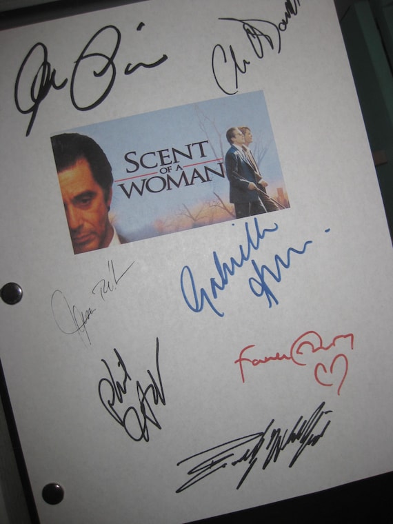 Scent of a Woman 1992 Signed Film Movie Script Screenplay X7