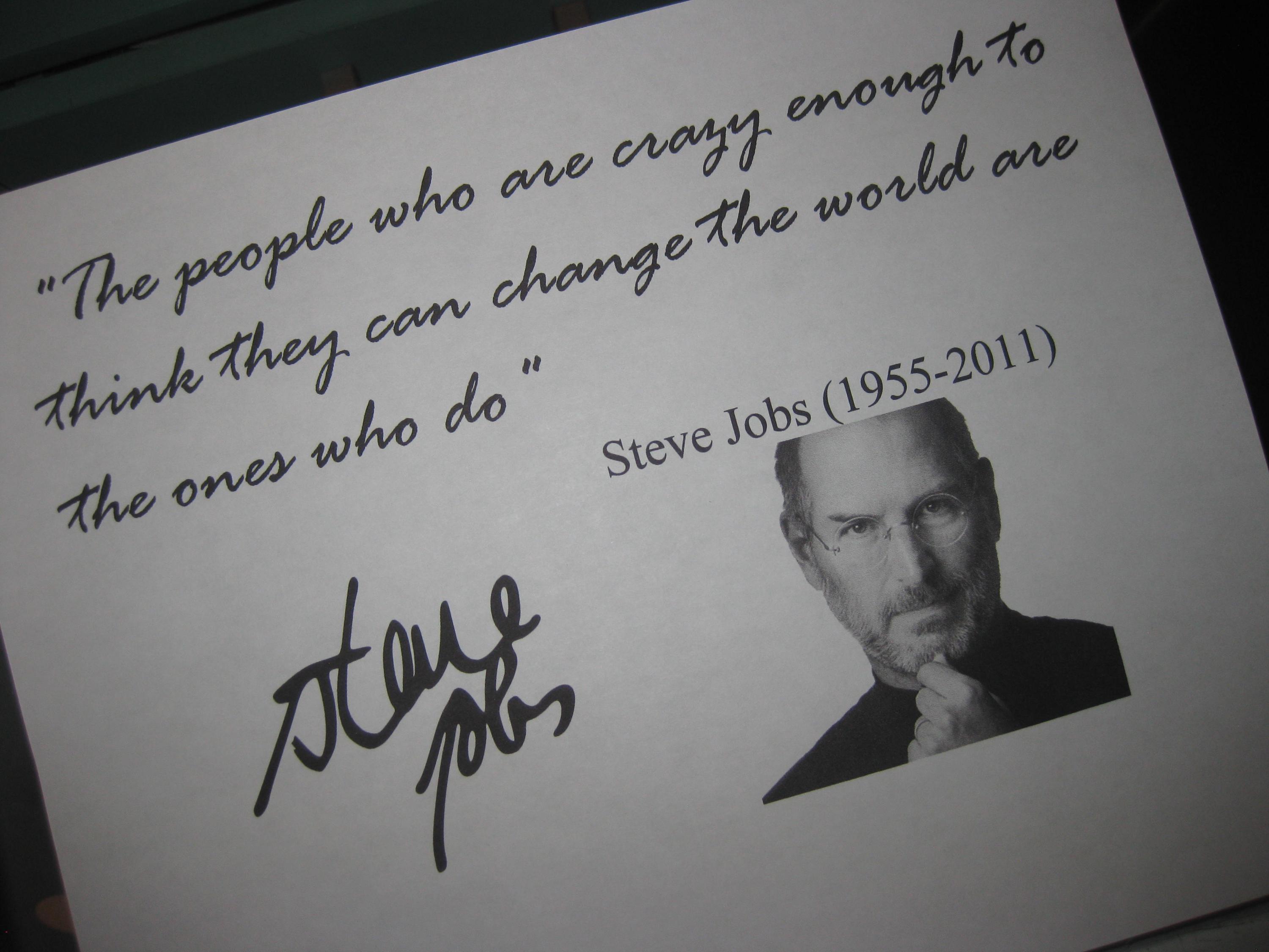 Steve jobs autograph - Etsy 日本