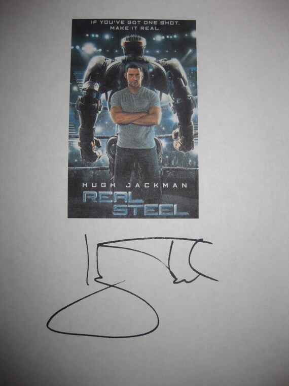 ヒュー・ジャックマン 直筆サイン オートグラフ 8×10インチ