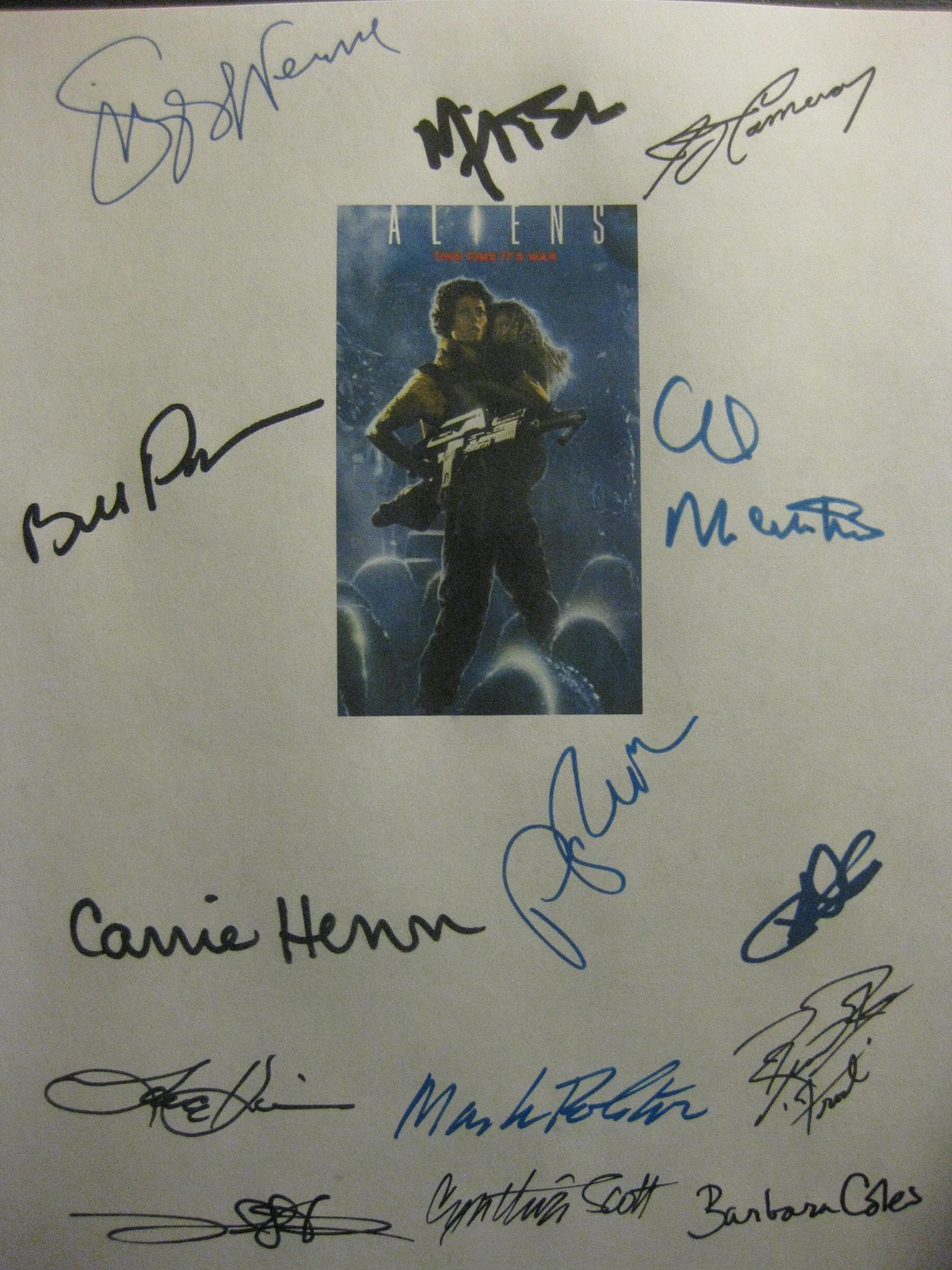 Aliens Autographs - Etsy