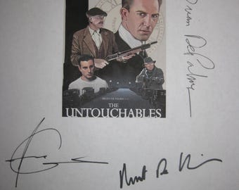 アンタッチャブル　直筆サイン　ケビン・コスナー　ショーン・コネリー　他 アンタッチャブル キャスト直筆サイン入り写真 - ケビン・コスナー