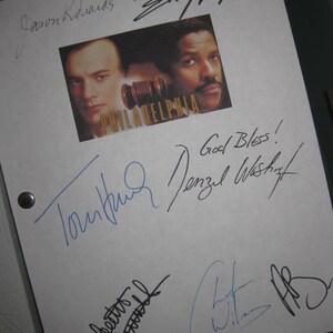 Denzel Washington Autograph - Etsy