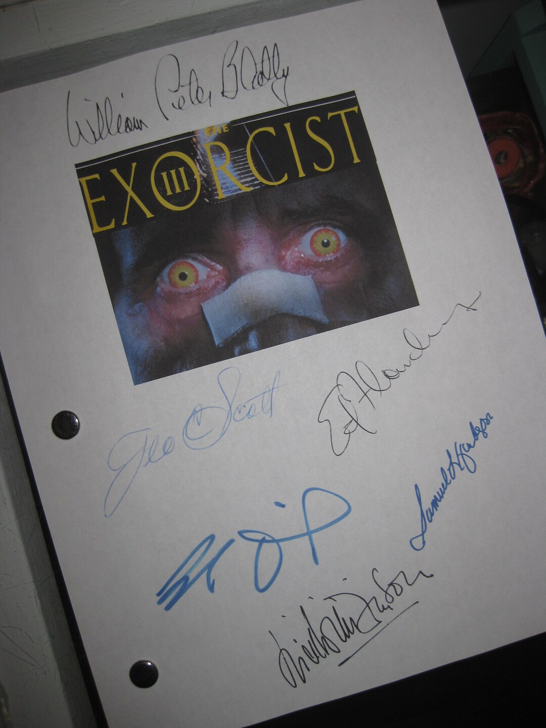 The Exorcist III 3 1990 Signed Movie Film Script Screenplay X6 ...