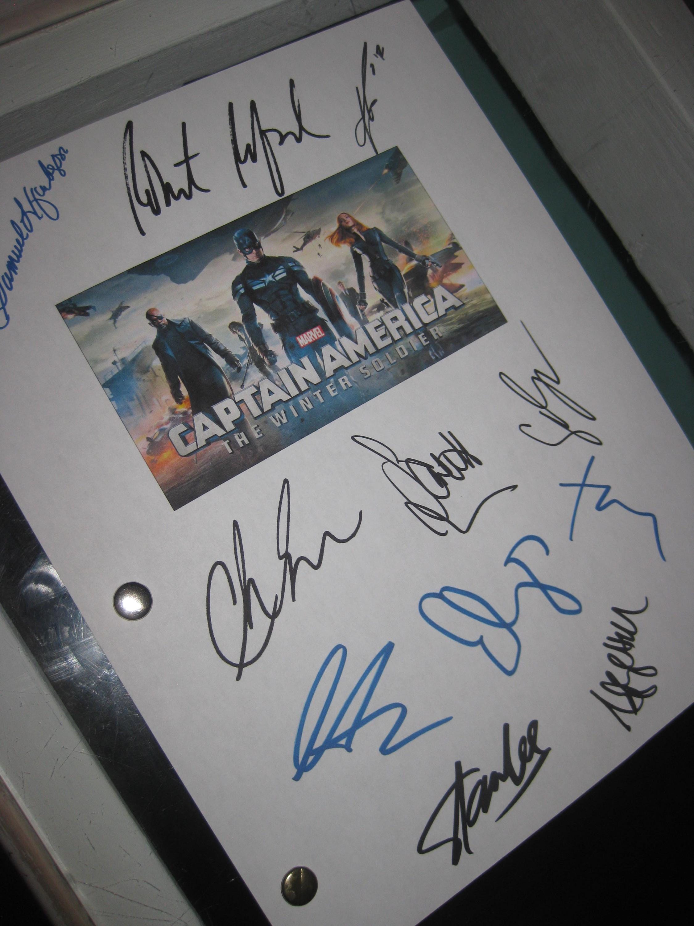 Chris evans signed - Etsy 日本