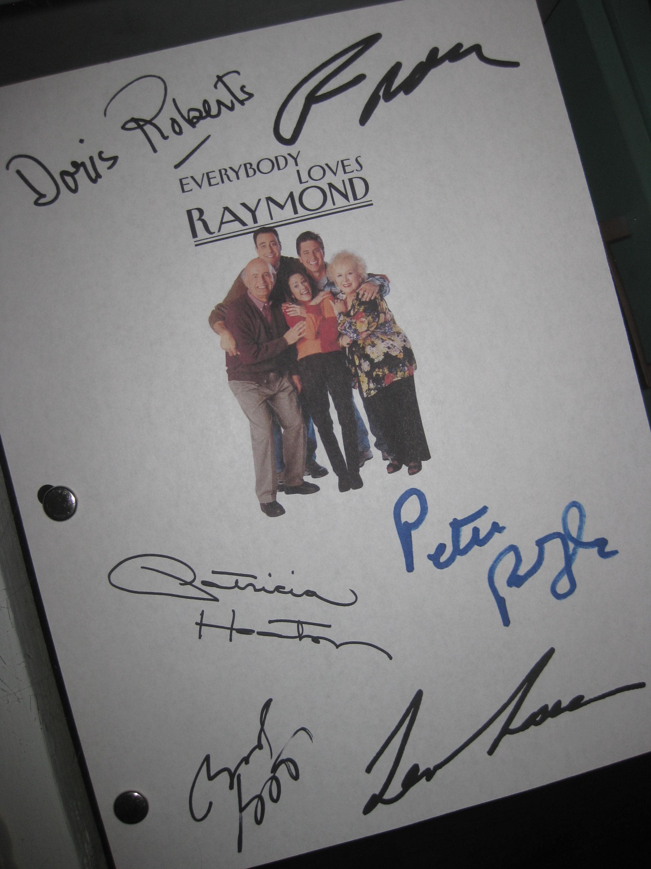 Raymond Script Everybody Loves Raymond Signed TV Script Screenplay X6 Autographs Ray ...