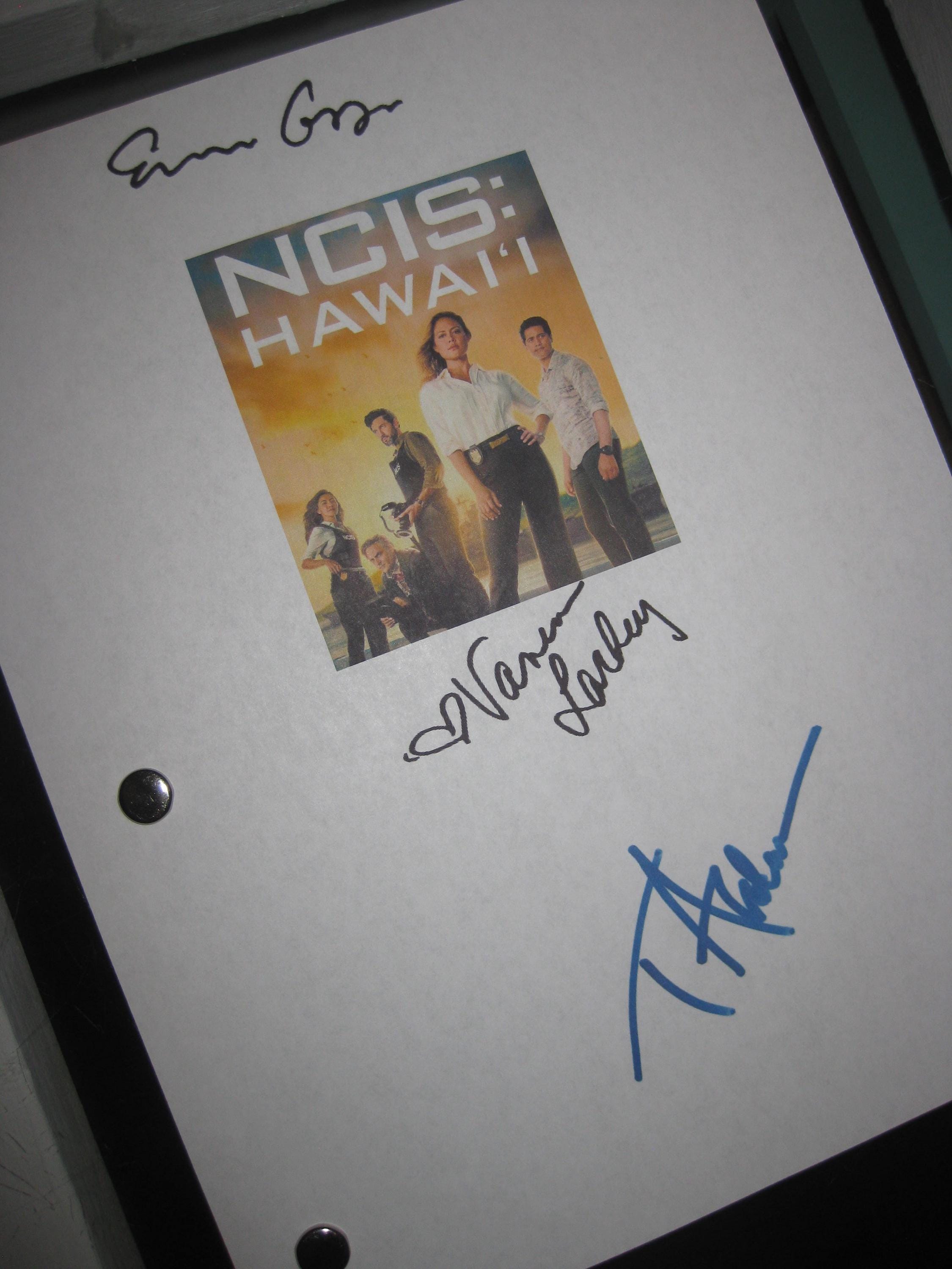 NCIS: Hawai'i Signed Pilot TV Script Screenplay X3 Autographs