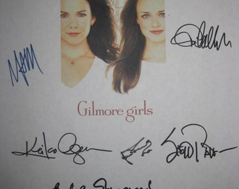The Gilmore Girls Signed TV Pilot Script Screenplay AutographsX11 Lauren Graham Alexis Bledel Melissa McCarthy Jared Padalecki Alex Borstein